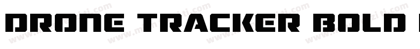 Drone Tracker Bold B字体转换